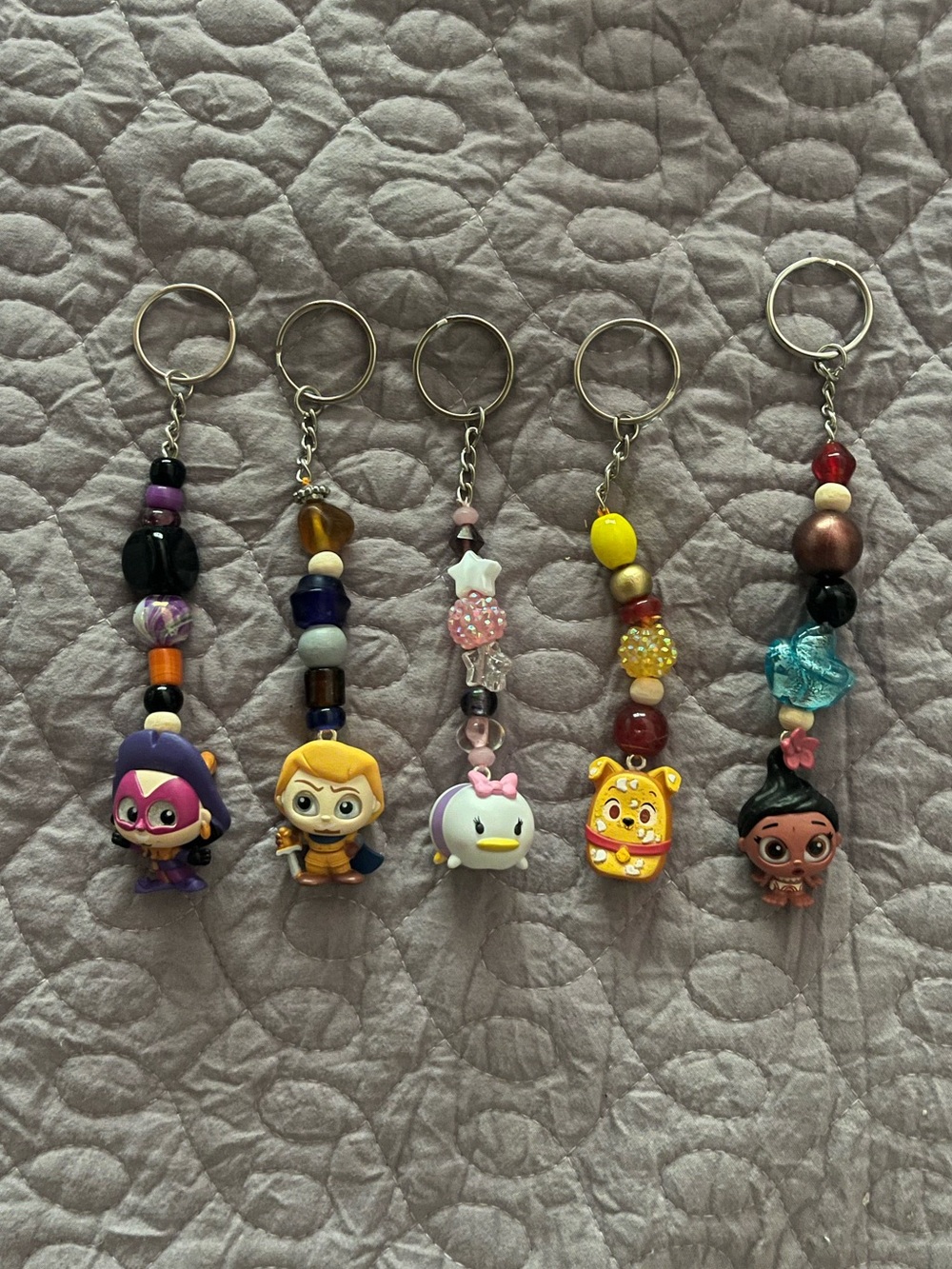 Assorted Disney Character Collectible Handmade Keychains/ Bag Charms